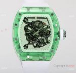 Swiss Grade 1 Richard Mille Bubba Watson RM055 Green Sapphire Watches